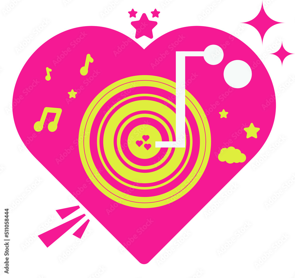 Red Love Heart Shape Graphic Icon Record Vector Element Symbol Sticker Art Illustration Design Red Love Heart Shape Graphic Icon Record Vector Element Symbol Sticker Art Illustration Design