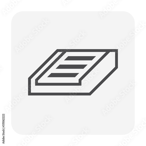 Grate or gutter guard vector icon for rainwater, stormwater drainage system by cover on trench, manhole to drain water from downspout, city, pool, road, street, driveway by cleaning to sewer. 64x64 px