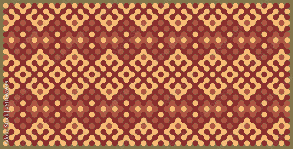 Multicolor truchet tiling connections illustration Multicolor truchet tiling connections illustration