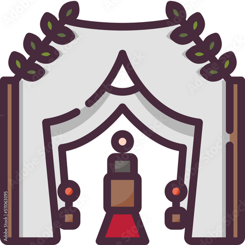 wedding arch icon