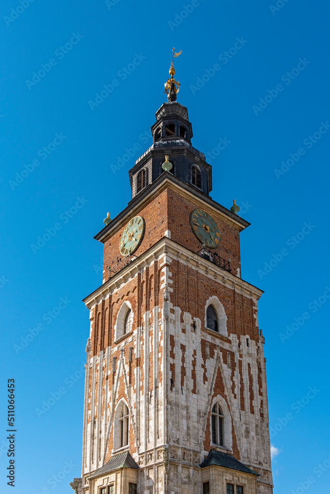 Town Hall Tower (Wieza ratuszowa), Main Square, Rynek Glowny, Krakow, Poland