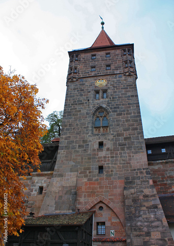 Gate Tower (Tiergartnertor) in Nuremberg, Germany photo