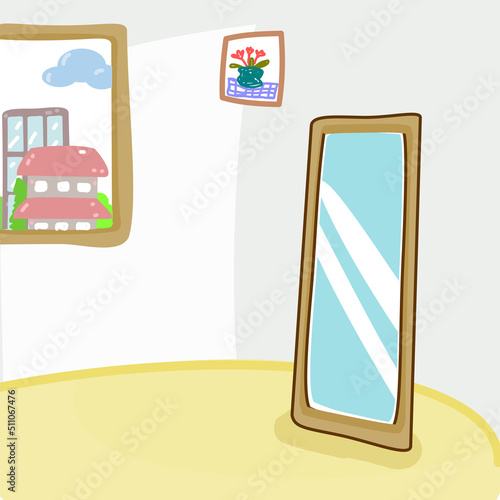 illustration of a window