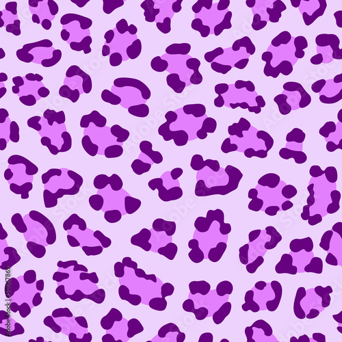 purple leopard seamless pattern. leopard spots, animal print, animal pattern. good for fabric, textile, fashion, dress, background, wallpaper.