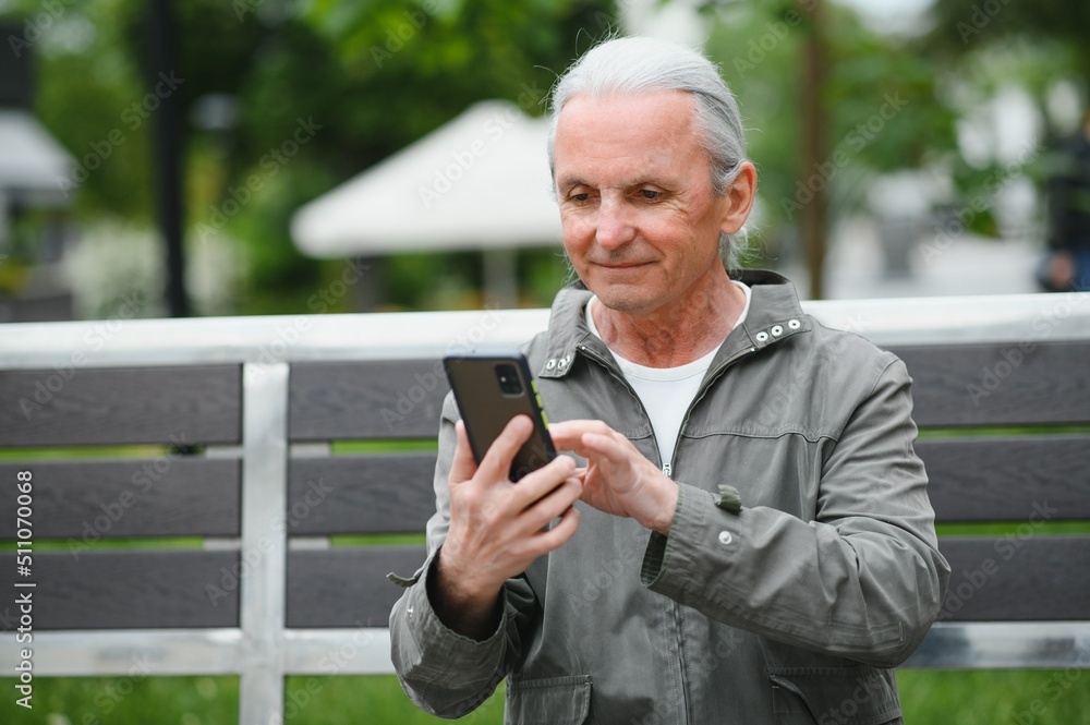 older man have good time in the park older man have good time in the park