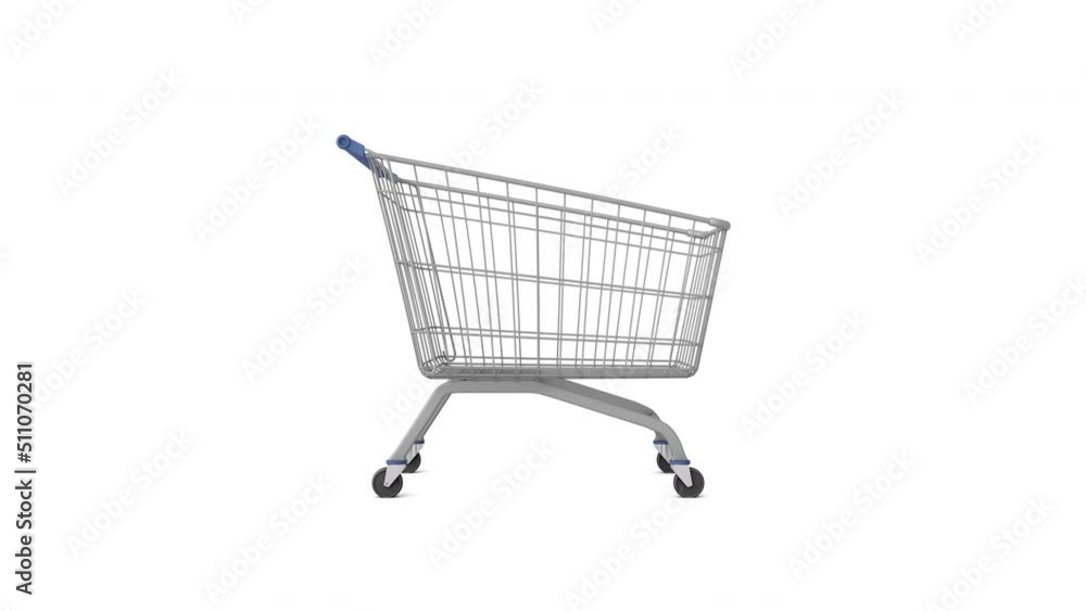 3D animation of Shopping cart 3D animation of Shopping cart