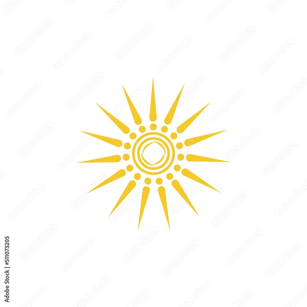 Sun Vector illustration Icon