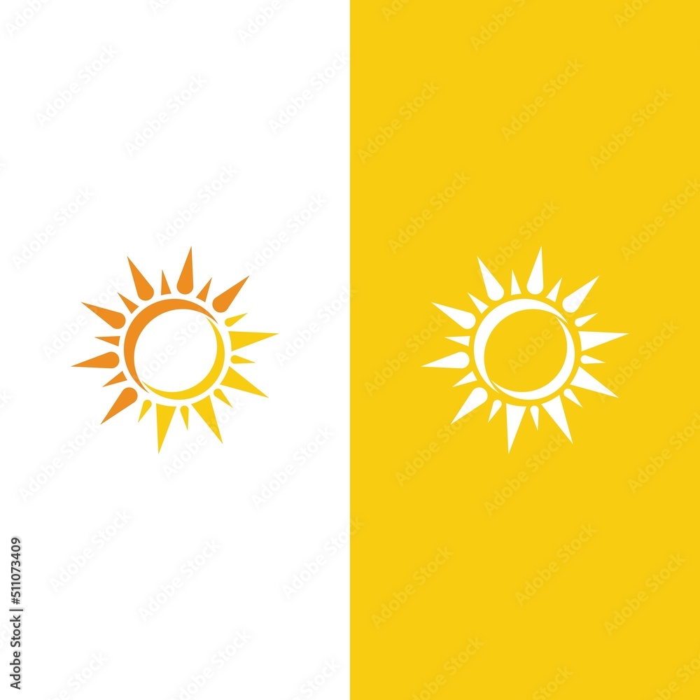 Fototapeta premium Sun Vector illustration Icon