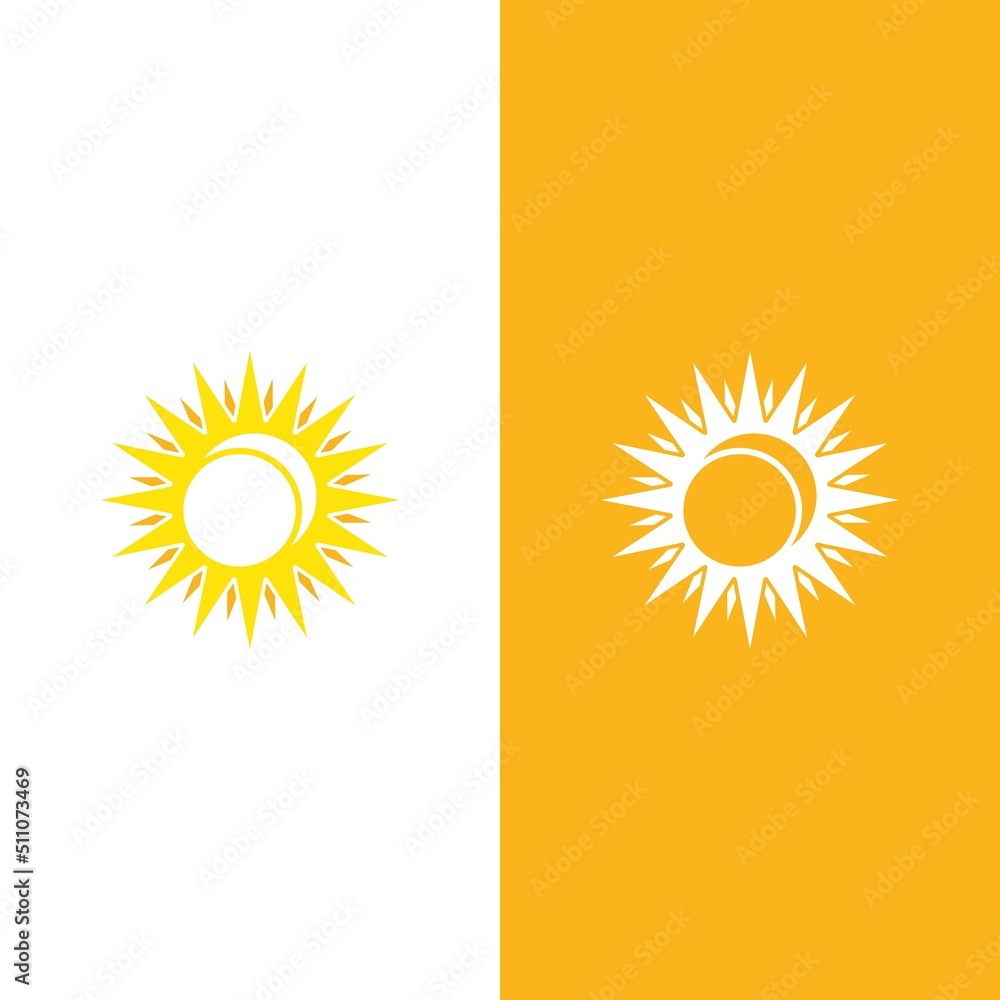Fototapeta premium Sun Vector illustration Icon