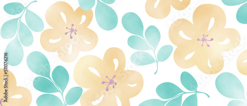 Abstract cute floral background