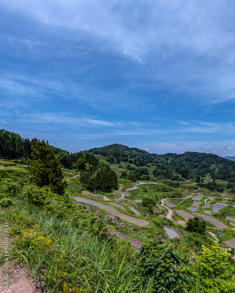 南魚沼 棚田の風景 南魚沼 棚田の風景