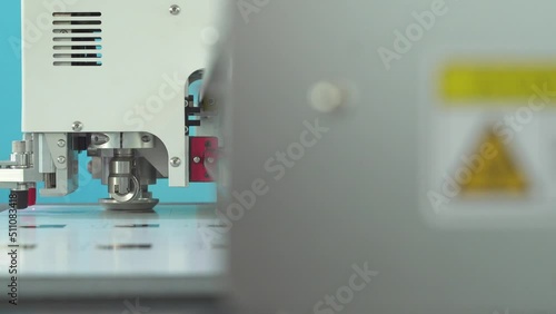 Work of the plotter for cutting of various materials