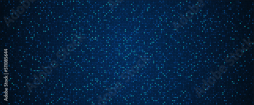 Digital technology background. Digital data square blue pattern pixel background photo