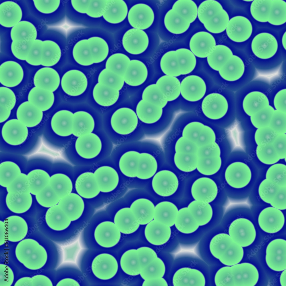 Blue cells, plasma, abstract background with bubbles Blue cells, plasma, abstract background with bubbles