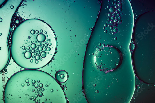 Fotografía gas and liquid, abstract science background
