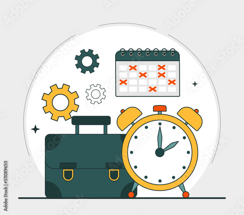 Part time concept
