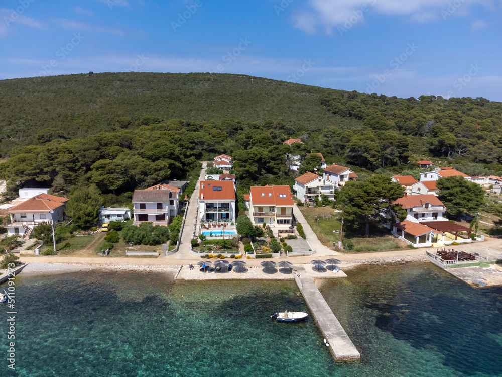 bay of Brgulje on island Molat in the adriatic sea, Croatia