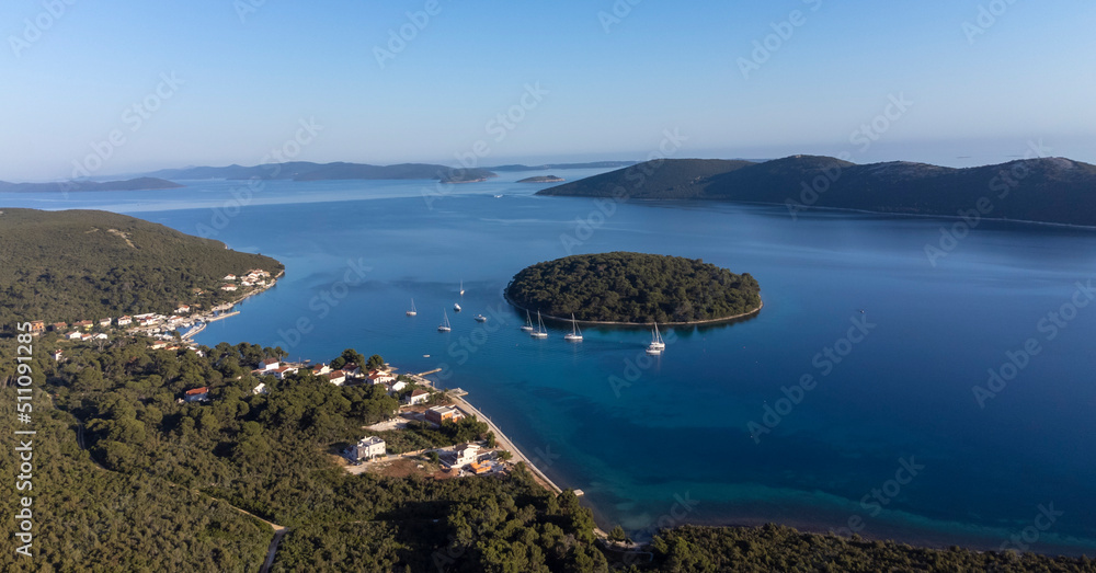 bay of Brgulje on island Molat in the adriatic sea, Croatia