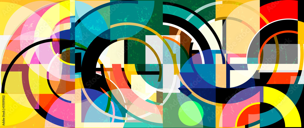 Obraz premium abstract background pattern, with circle elements, paint strokes and splashes