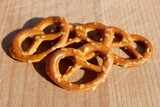 Here you can see delicious pretzels just waiting to be eaten.
