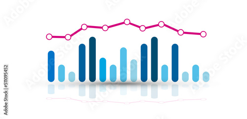 grafico, crescita, economia, istogrammi, statistiche, 

