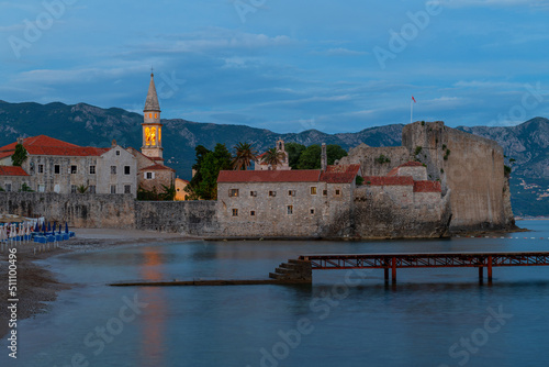 The Old Town is a historical area of ​​the Montenegrin resort of Budva on the Adriatic Sea © Max Zolotukhin
