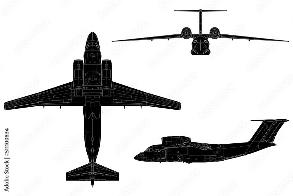 Avión de transporte bimotor An-72 Avión de transporte bimotor An-72