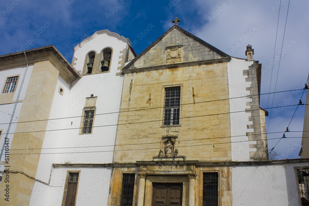 Church of Grace (College and church of Our Lady of Grace) in Old Town of Coimbra, Portugal