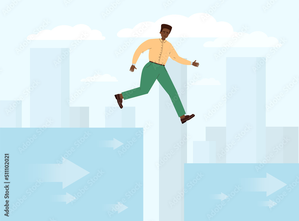 Business or life risk concept. Challenge, danger or difficulty to overcome. Business or life risk concept. Challenge, danger or difficulty to overcome.