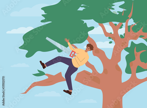 Business or life risk concept. Challenge, danger or difficulty to overcome.