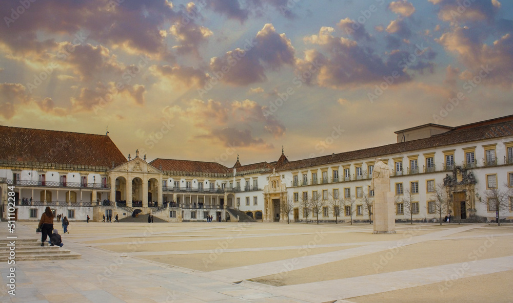 Famous Coimbra University, Portugal