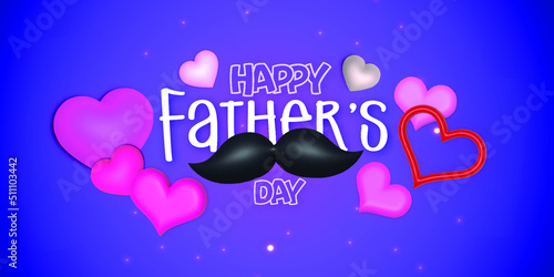 Cute Father’s Day Banner Background Design for Sale Social Media Post Free Vector