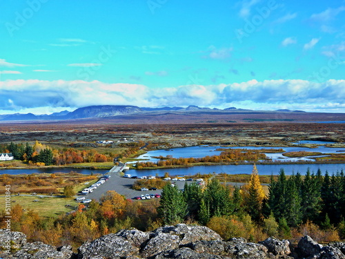 Wallpaper Mural Iceland-view of the Thingvellir National Park Torontodigital.ca