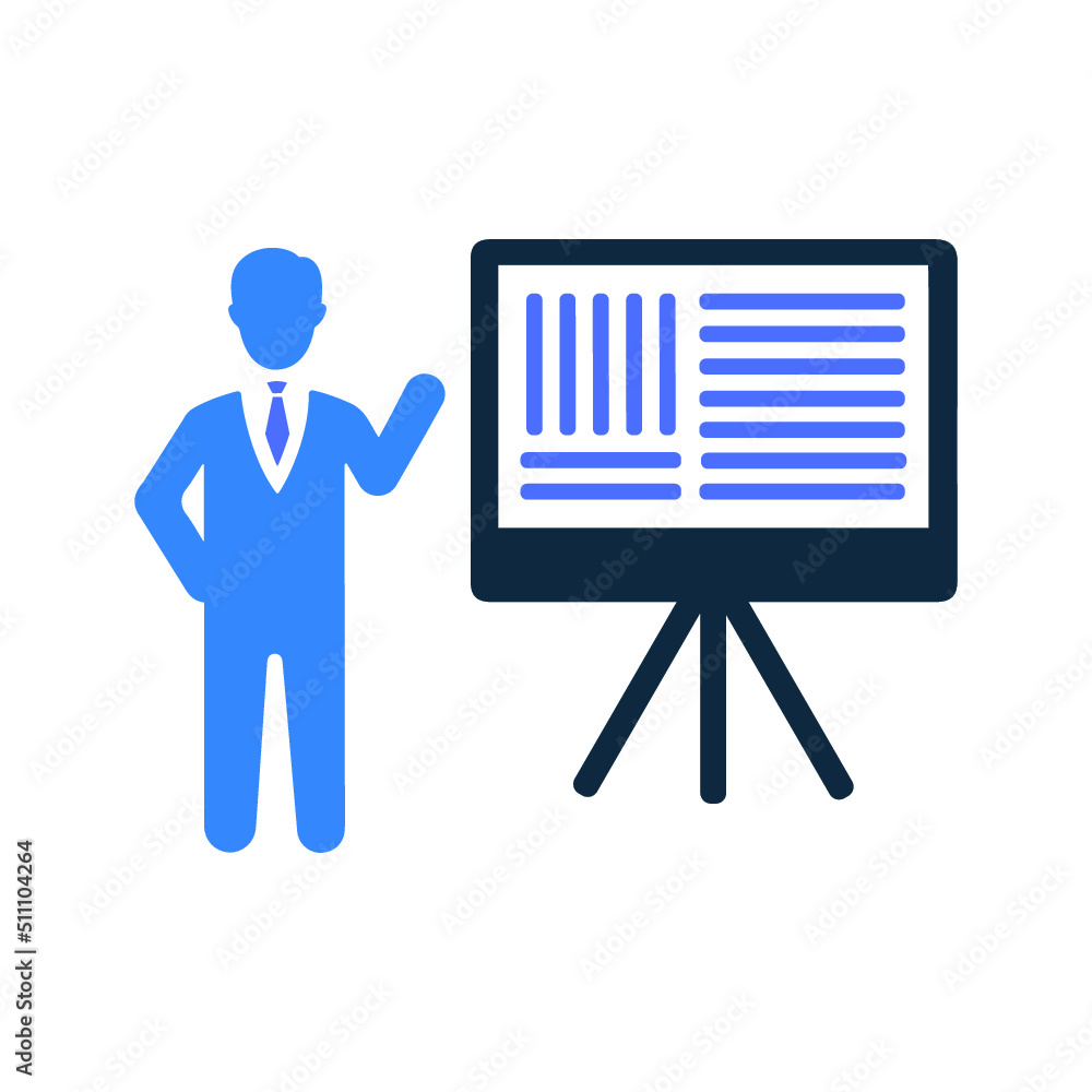 Business Analytics Icon. Concept. Flat Design.
Business Analytics Icon. Concept. Flat Design.