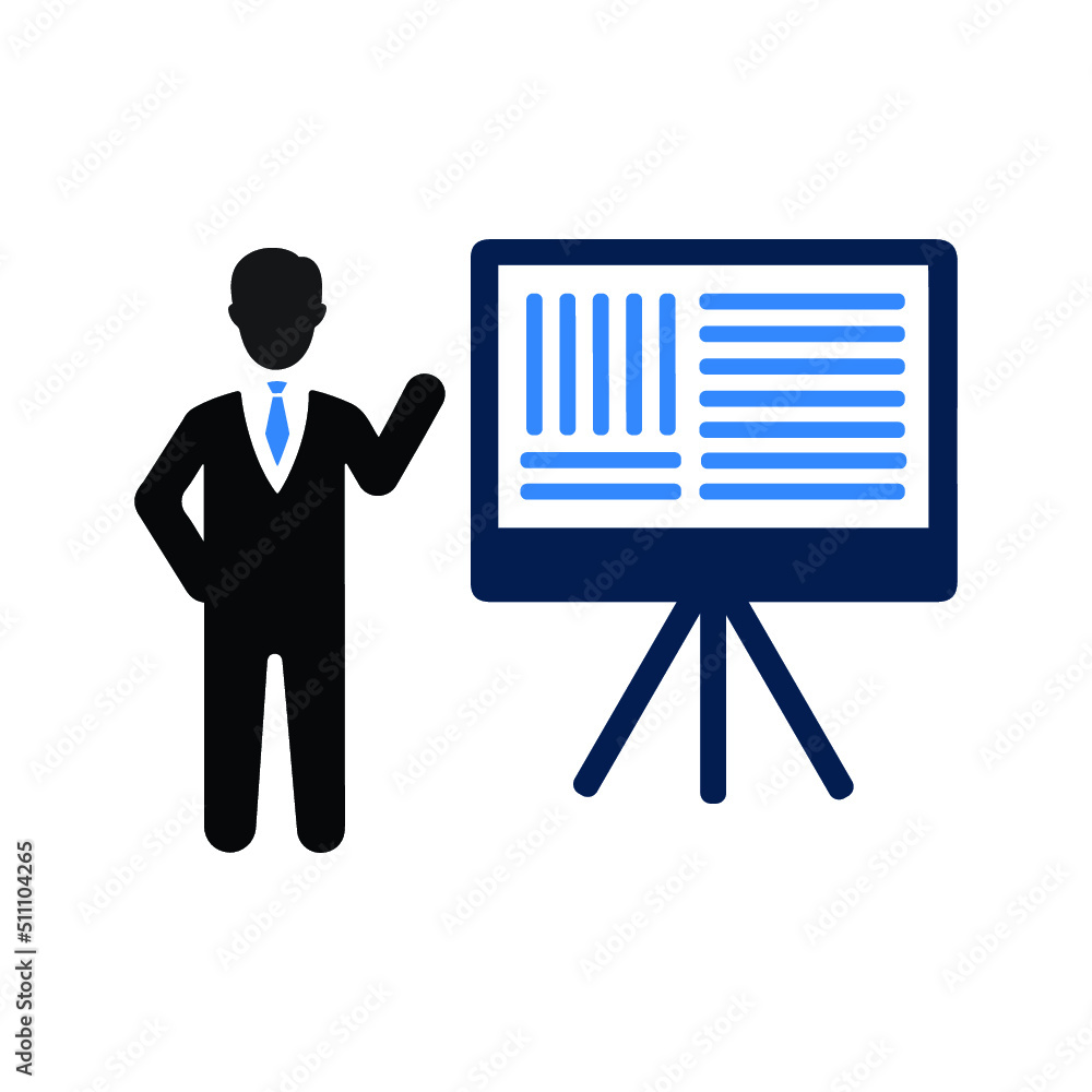 Business Analytics Icon. Concept. Flat Design.
Business Analytics Icon. Concept. Flat Design.