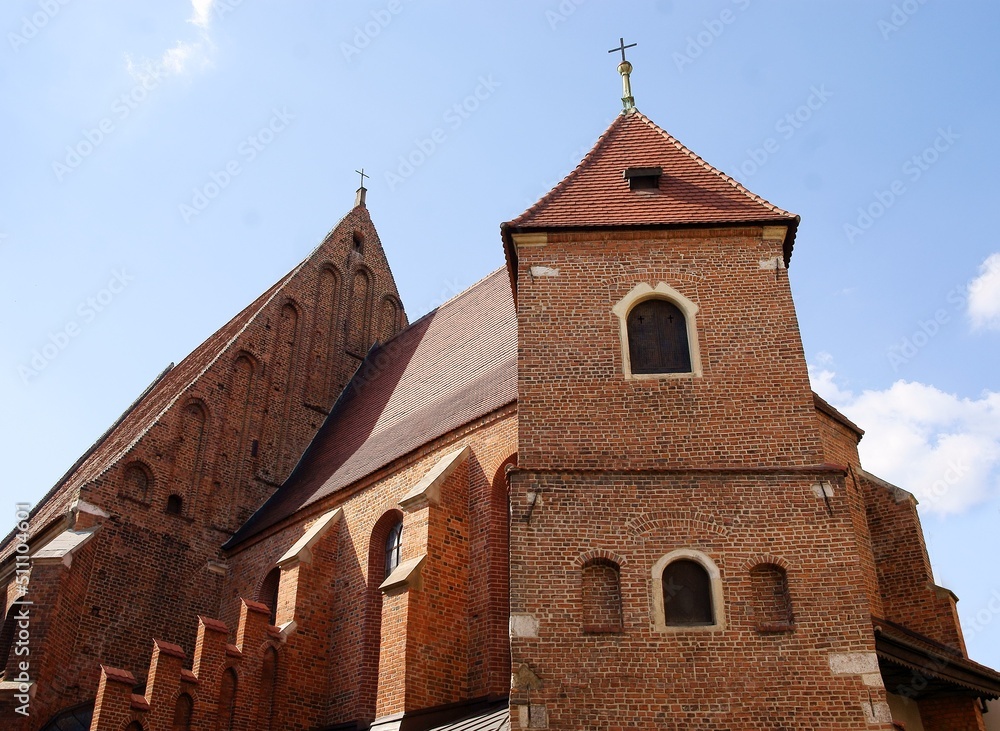 old church in center of Krakow