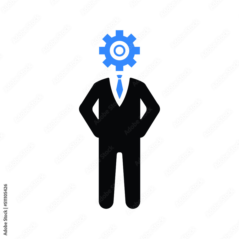 Head with gear icon. Idea logo. Symbols of thinking. illustration of Smart Intelligence and brainstorming.
Head with gear icon. Idea logo. Symbols of thinking. illustration of Smart Intelligence and brainstorming.