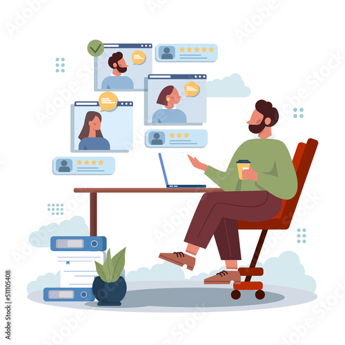 Job application concept. Idea of employment and hiring