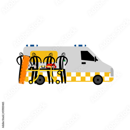 ambulance car icon