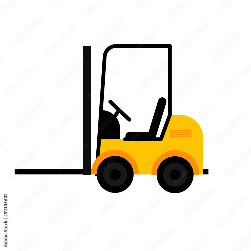 The forklift truck icon