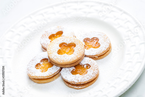 still life of Christmas cookies