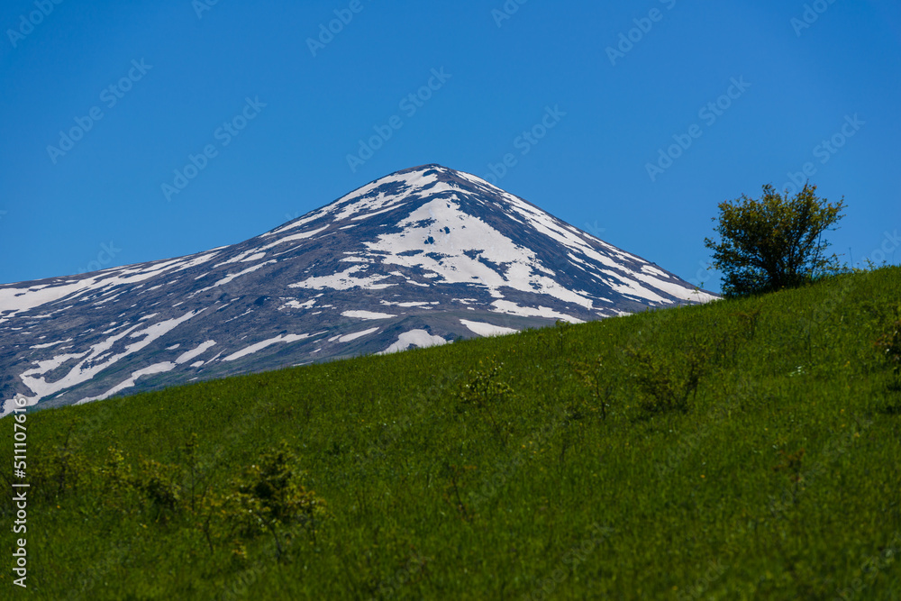 Pambak range with Maymekh mountain in Armenia