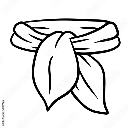 Scarf. Item of women clothing for the neck