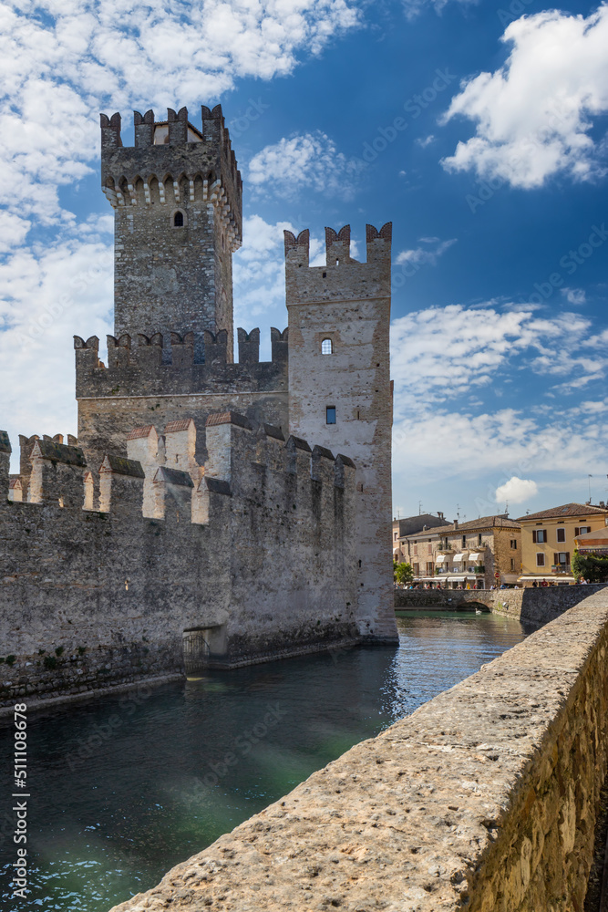 Sirmione castle, Lake Garda, Lombardy region, Italy