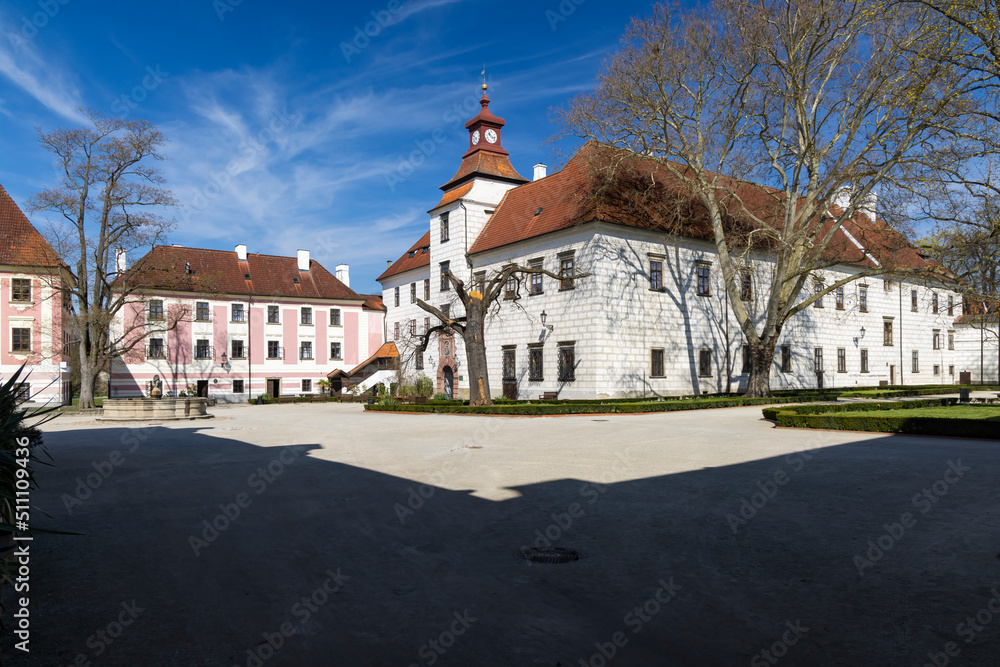Trebon castle and town, Southern Bohemia, Czech Republic Trebon castle and town, Southern Bohemia, Czech Republic