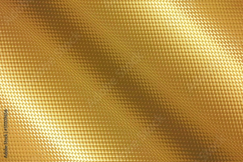 Golden texture metal plate background