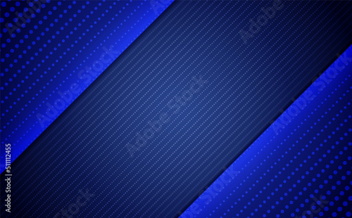 Abstract blue dot lines shapes vector background