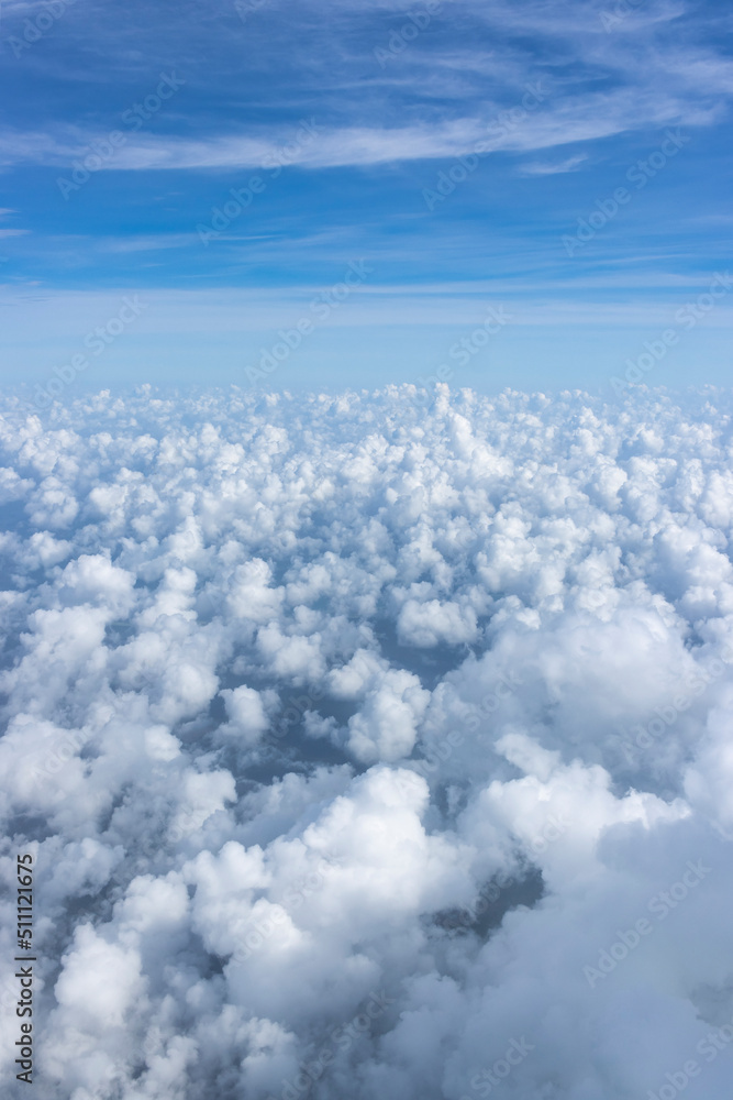 Fototapeta premium nubes desde el cielo