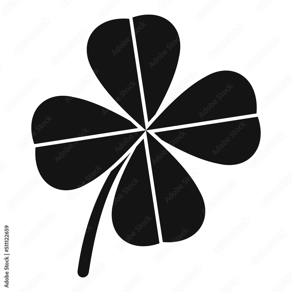 Celtic clover icon simple vector. Irish luck Celtic clover icon simple vector. Irish luck