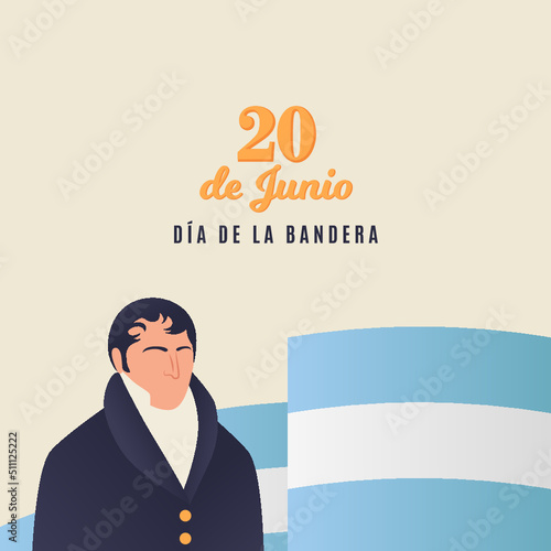 20 de Junio, día de la Bandera Argentina. Belgrano